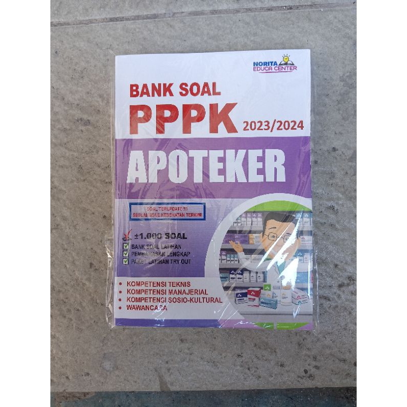 Jual Buku Terbaru Bank Soal PPPK Apoteker 2023/2024 Terlengkap | Shopee ...