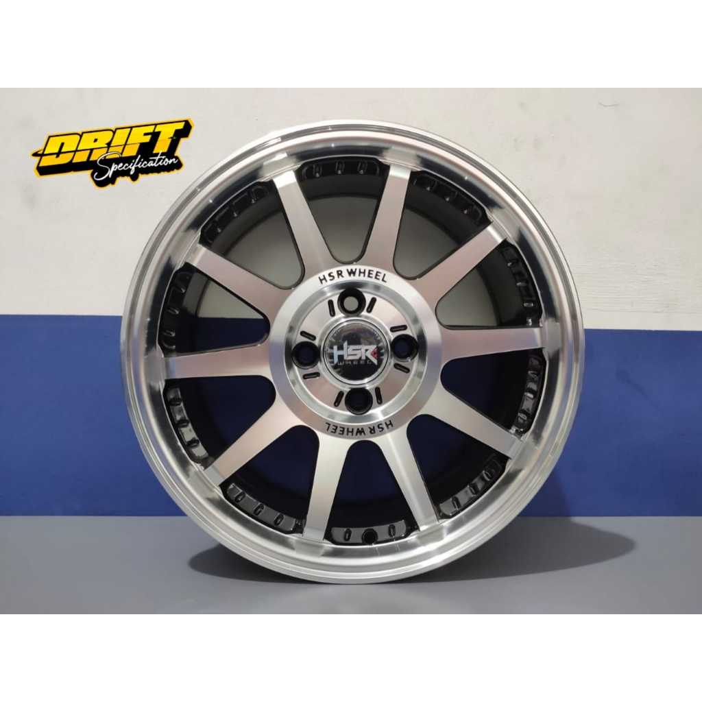 Jual Velg mobil Racing HSR GYMKANA BOROKO R16 Lebar 7 H4X100 ET42 ...