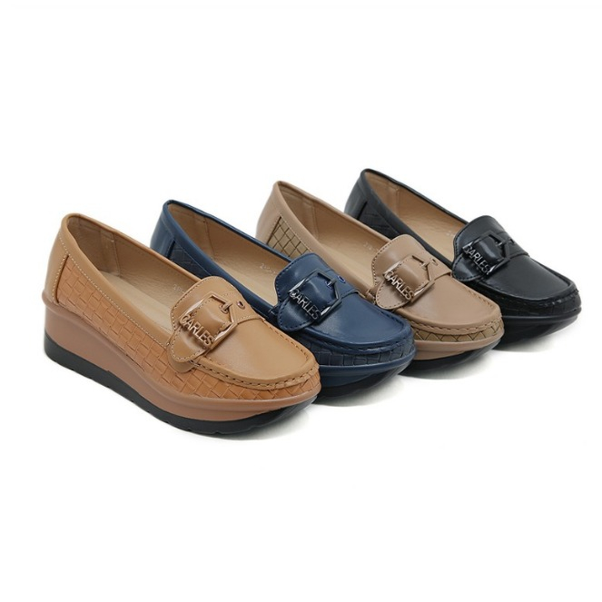 Jual CARLESLEVIN CL 218 2 Sepatu Wedges Wanita Import Nyaman Dipakai Shopee Indonesia