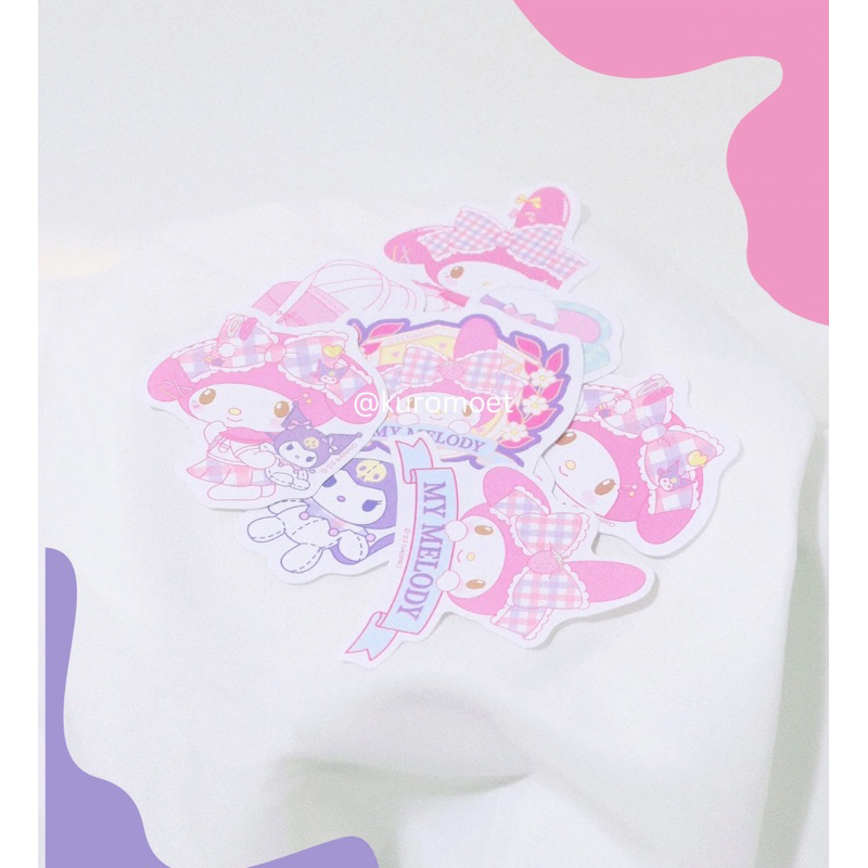 Jual Sanrio MY MELODY 10 design aesthetic sticker set | Shopee Indonesia