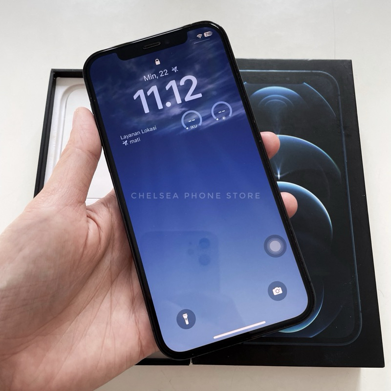 Jual IP 12 Pro 256GB Second Fullset Original | Shopee Indonesia