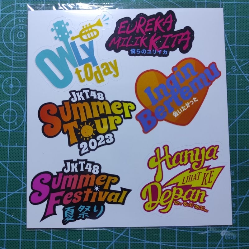 Jual [READY] Sticker JKT48 PACK Terbaru logo single theater event ...