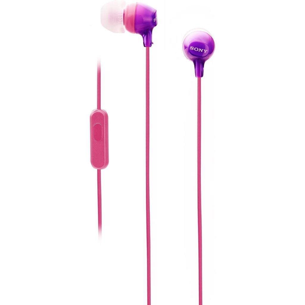 Jual Sony Headphone MDR EX15AP | Powerful | With Mic | Warna Violet ...