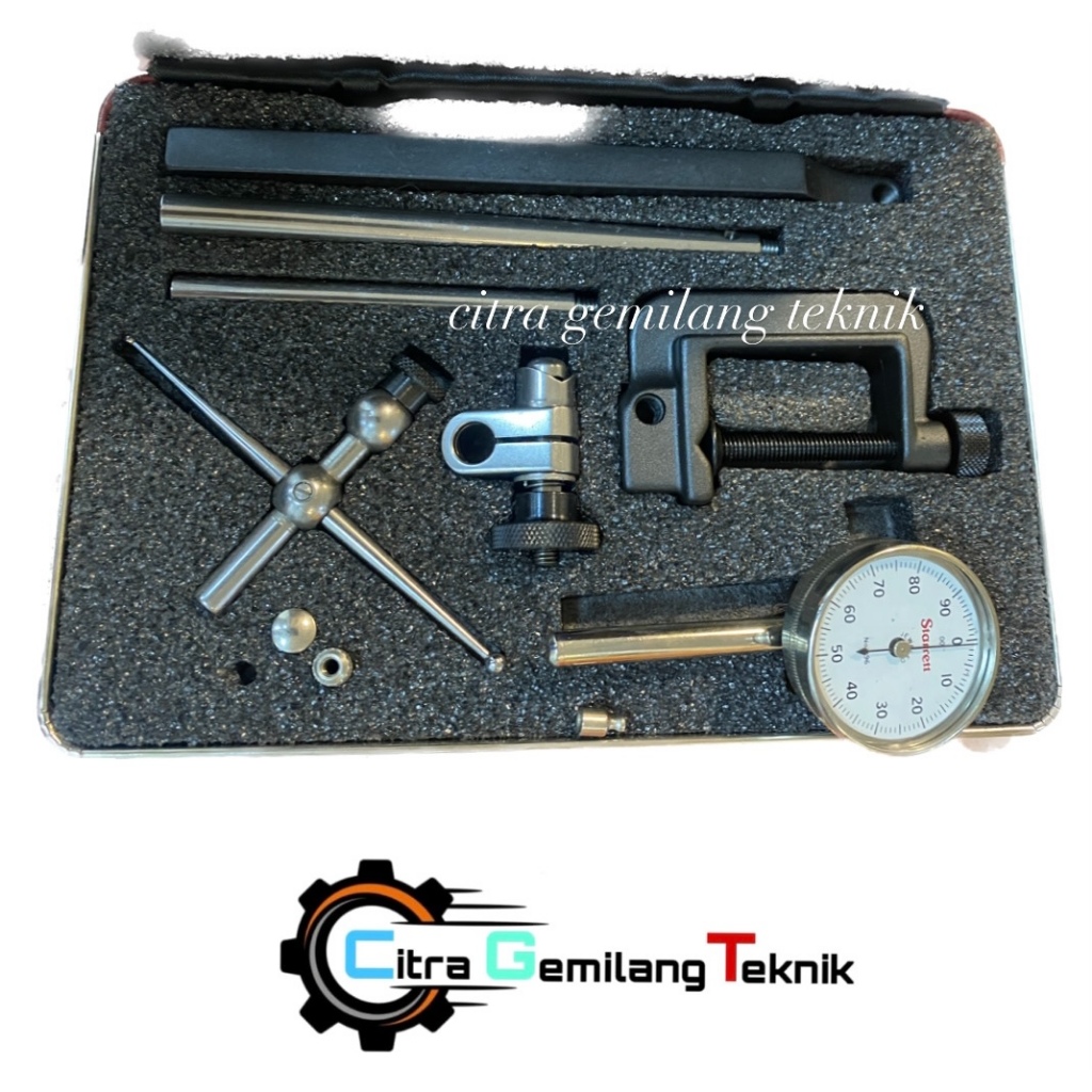 Jual Starrett universal back plungger dial indicator set 196A1Z