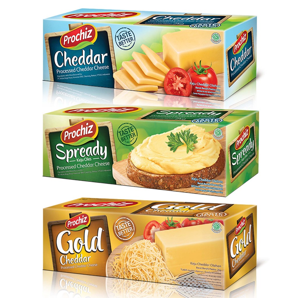 Jual Keju prochiz 2kg / keju cheddar prochiz 2kg / keju prochiz gold ...