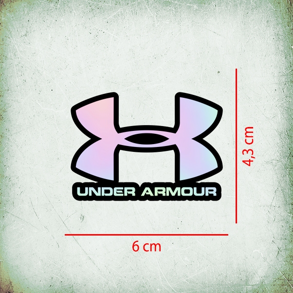 Neon Under Armour Logo Blue Under Armour Logo Shop - Main Image