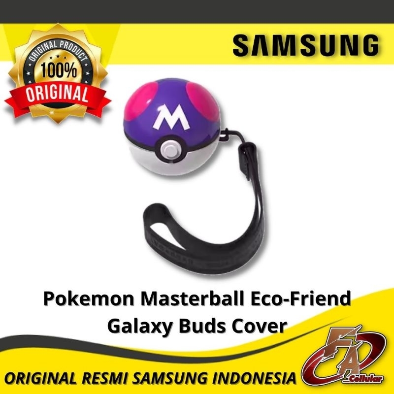 Jual Pokemon Masterball Eco-Friend Galaxy Buds Cover - Original