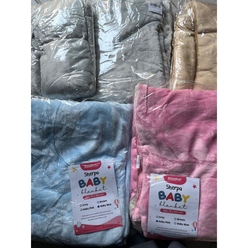 Jual sherpa baby blanket Shopee Indonesia