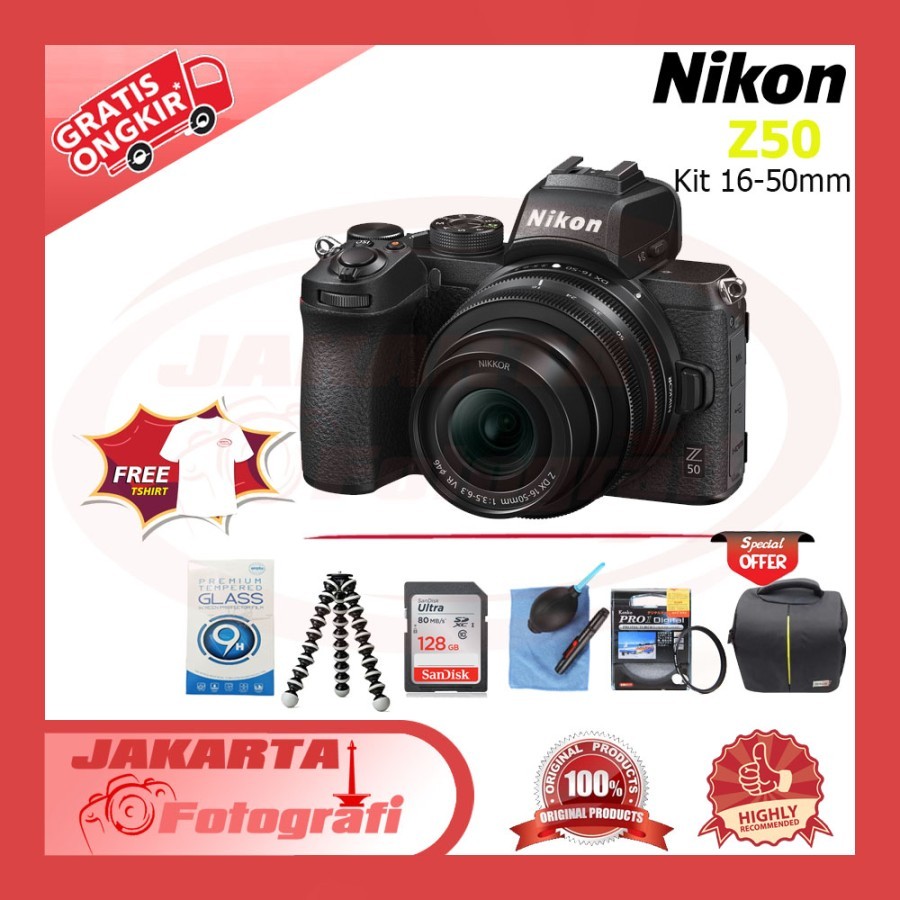 Jual Nikon Z50 Kit 16-50mm Lens Mirrorless Camera | Shopee Indonesia