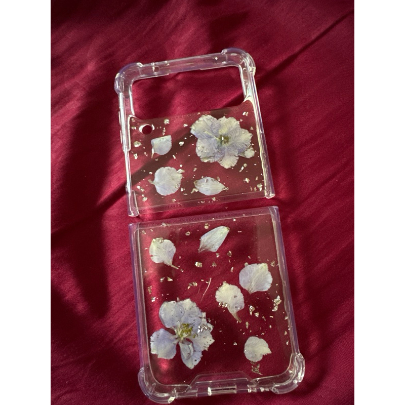 Jual Case z flip 4 ( motif flower purple glitter ) | Shopee Indonesia
