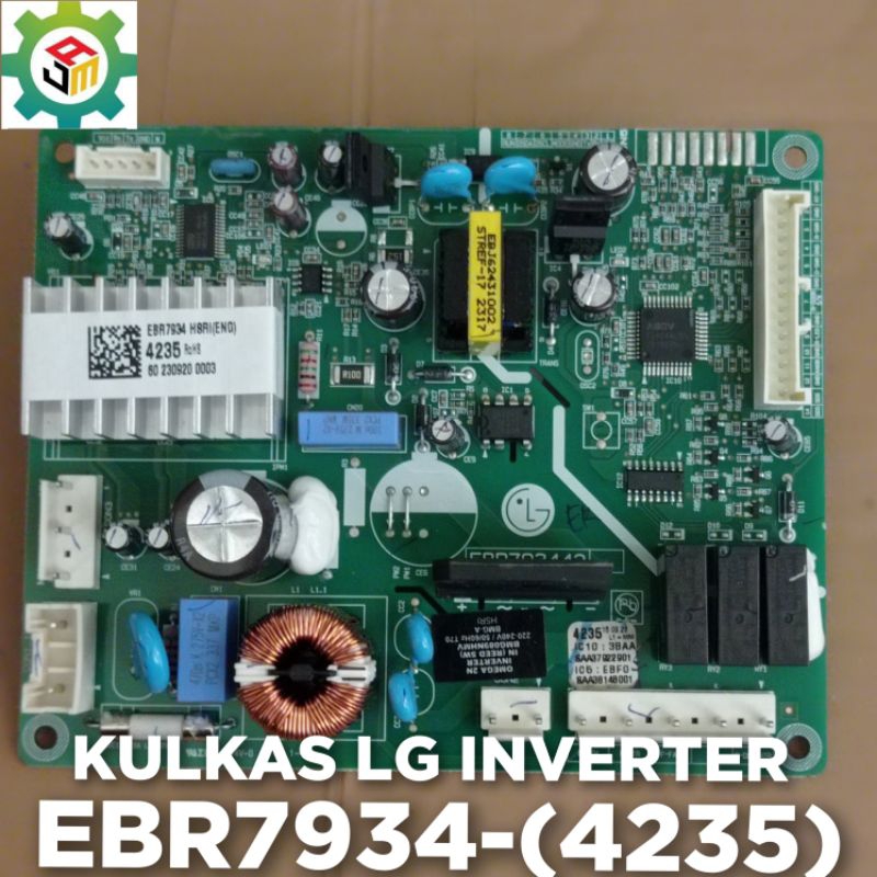 Jual MODUL PCB KULKAS LG INVERTER 2 PINTU EBR4235 ORIGINAL LG | Shopee ...