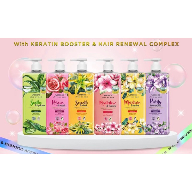 Jual Watsons everyday hair shampoo 700ml Shopee Indonesia