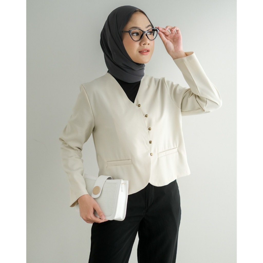 Jual Myrubylicious DALENA BLAZER KODE 2319-1 | ATASAN WANITA | Shopee ...