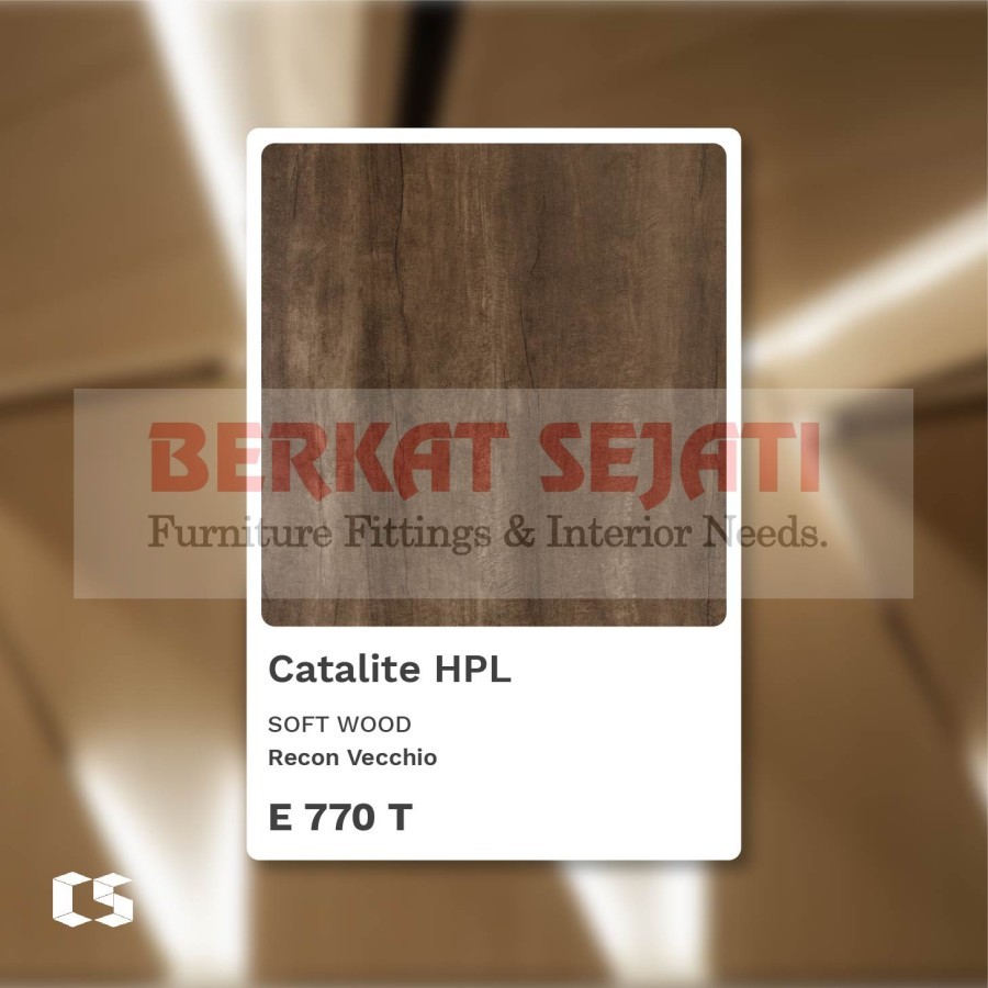 Jual E 770 T - HPL CATALITE HPL BY CS LAMINATES - WOODGRAIN | Shopee ...