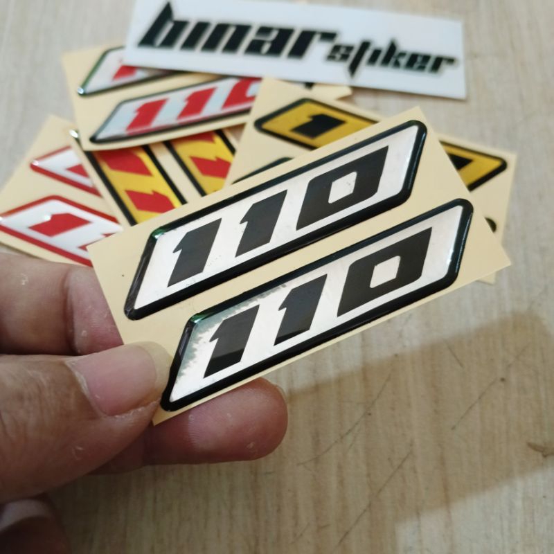 Jual STIKER TIMBUL EMBLEM 110 3D | Shopee Indonesia