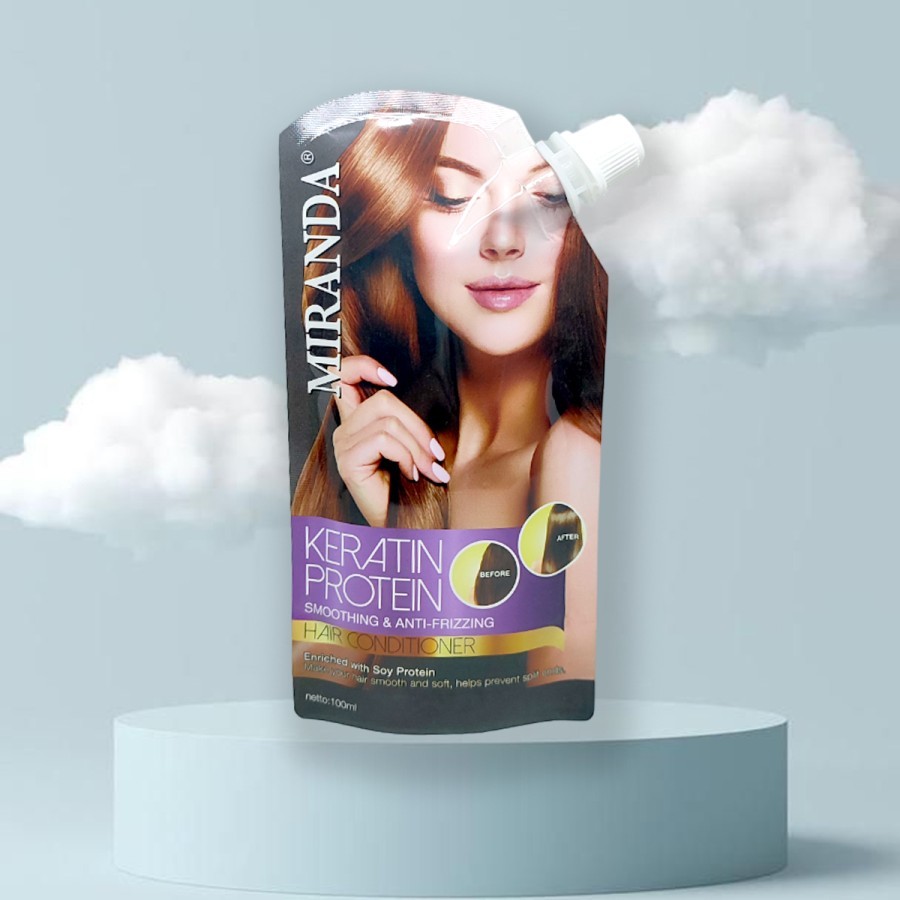 Jual Miranda Keratin Protein Hair Conditioner Shopee Indonesia