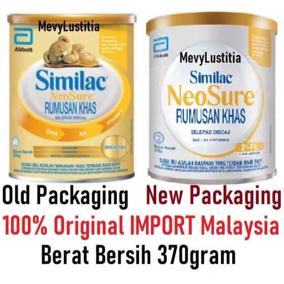 Jual MALAYSIA 370gr Susu Abbott Similac GOLD Neosure Neo Sure Baby ...