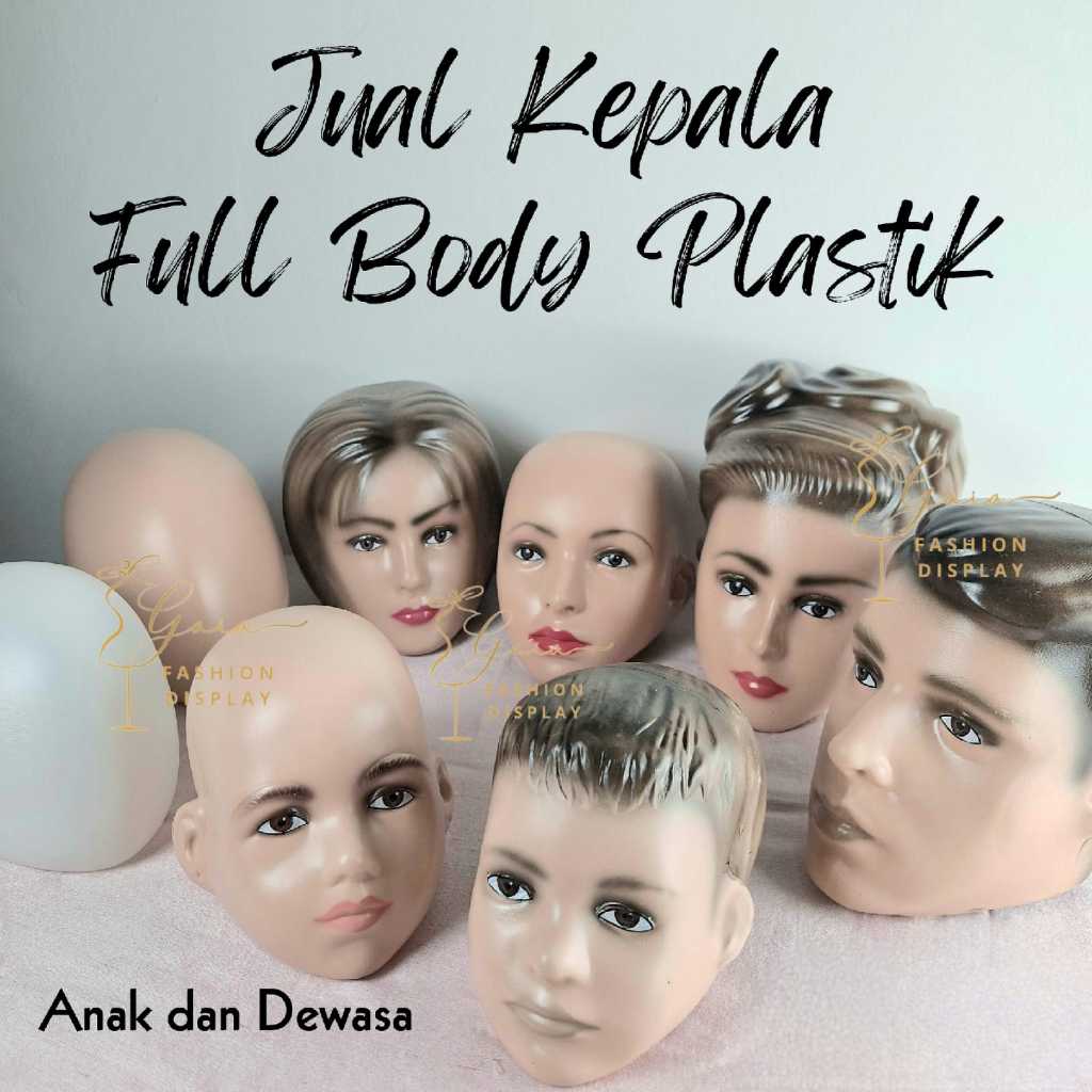 Jual Patung Manekin Kepala Full Body Kepala Manekin Saja Cowok Cewek