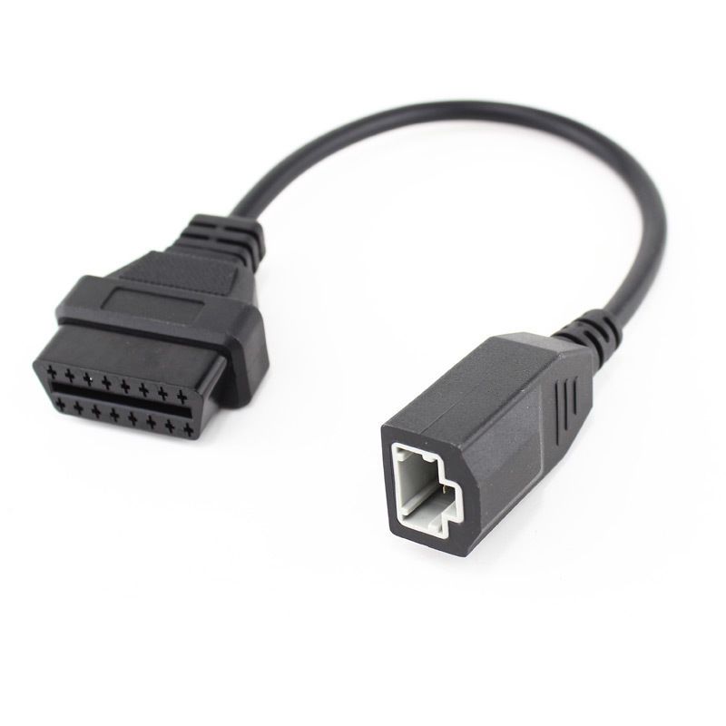 Jual Adaptor Cable Honda 3 pin to obd2 16 pin Kabel 16pin 3 Pin Honda 3 ...