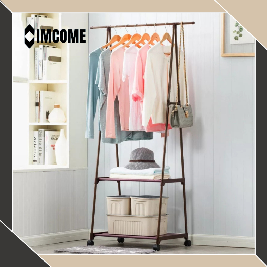 Jual IMCOME Stand Hanger Rak Gantungan Baju Single Triangle Segitiga ...