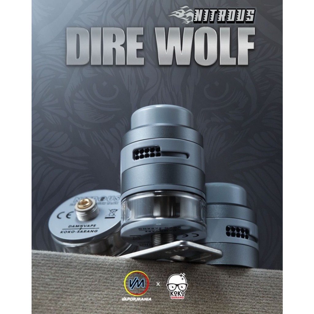 Jual NITROUS RDA 24MM WITH TANK NEW EDITION NITROUS RDA TANK AUTHENTIC