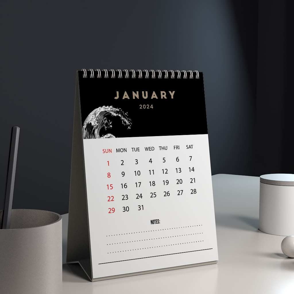 Jual Kalender Duduk A5 / Kalender Duduk Custom / Souvenir Kalender