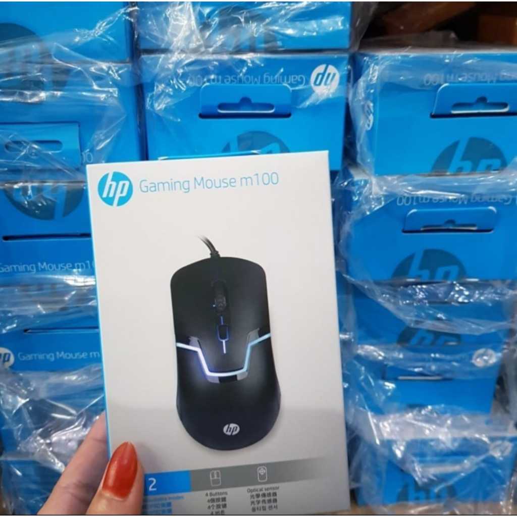 Jual HP Gaming Mouse USB M100 USB / Mouse USB M100 / Mouse HP Gaming ...