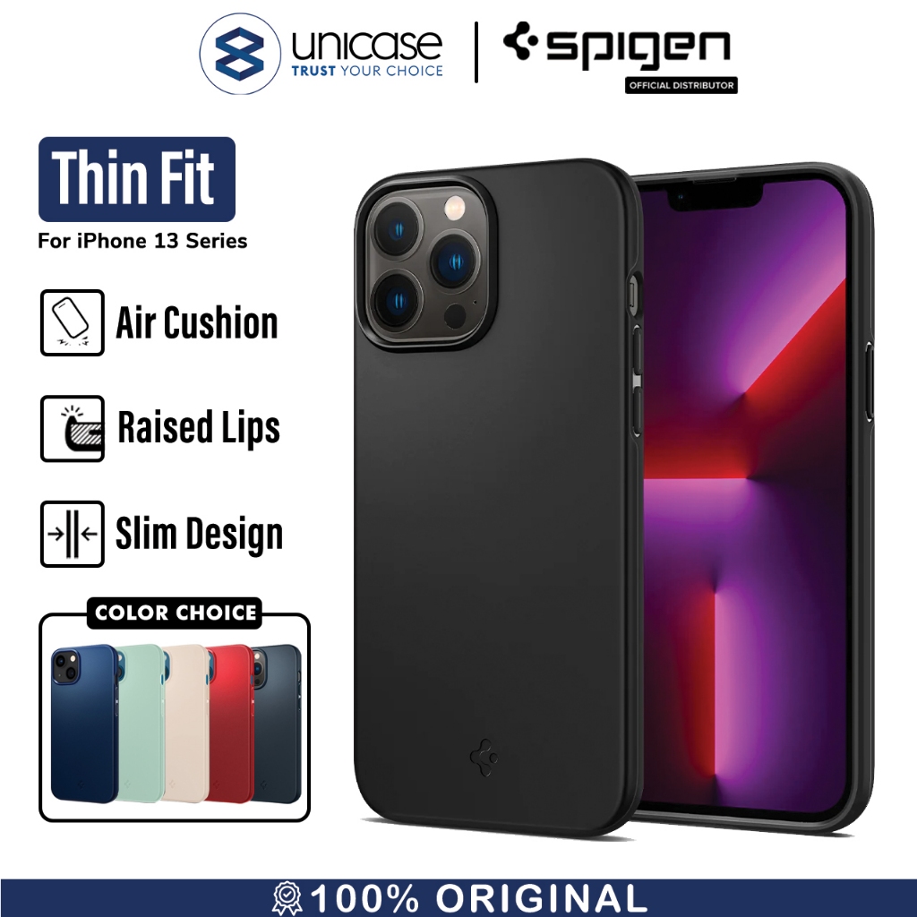 Spigen Thin Fit Designed Case for iPhone 13/13 Pro/13 Pro Max 