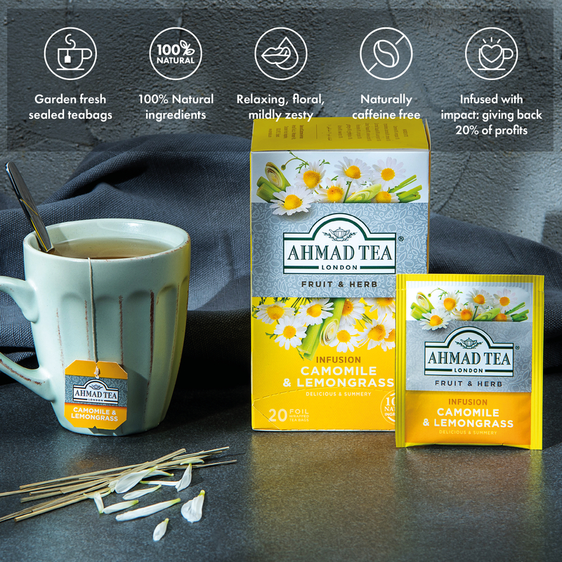Jual Ahmad Tea Teh Camomile & Lemongrass Infusion 1 x 20 pcs Shopee