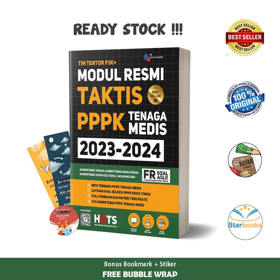 Jual Buku Modul Resmi Taktis PPPK Tenaga Medis 2023-2024 - Garda ...