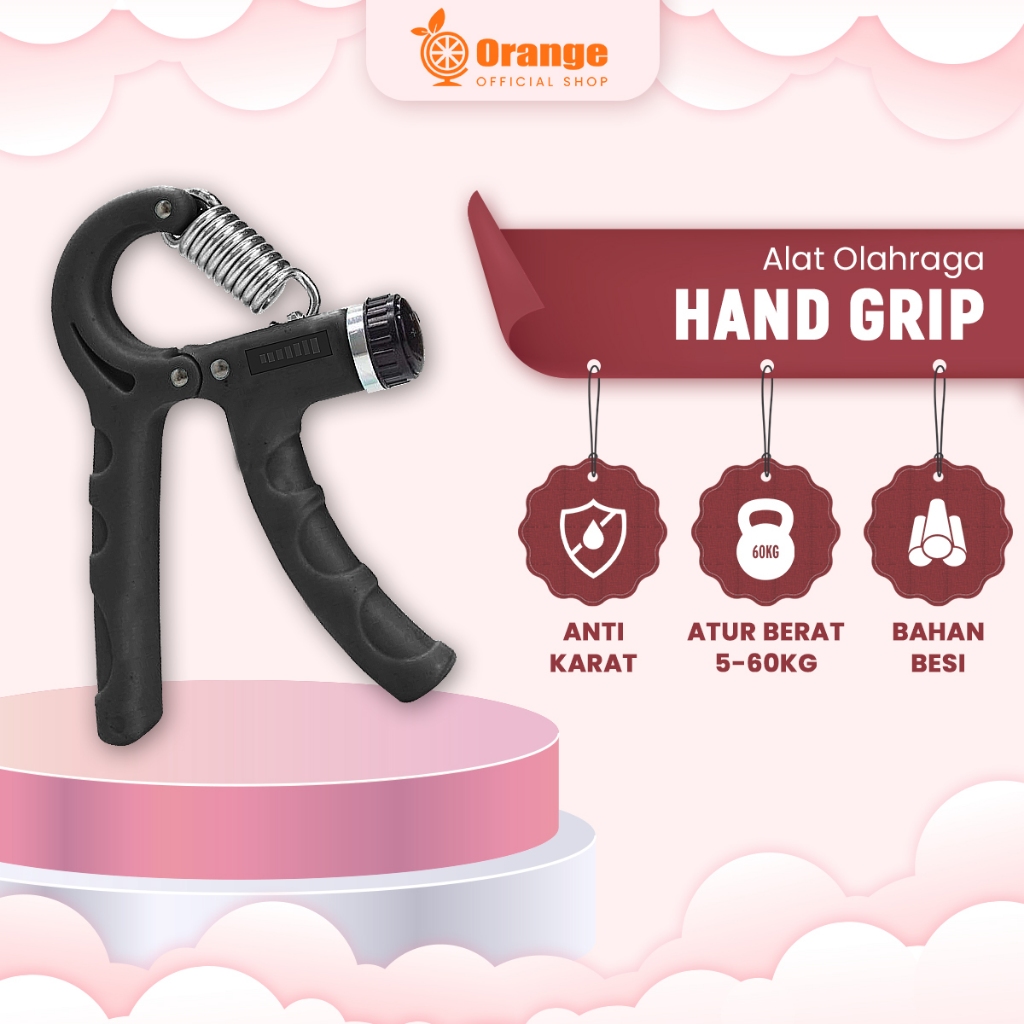 Jual Orange Official Shop Hand Grip Alat Latian Otot Tangan Adjustable ...