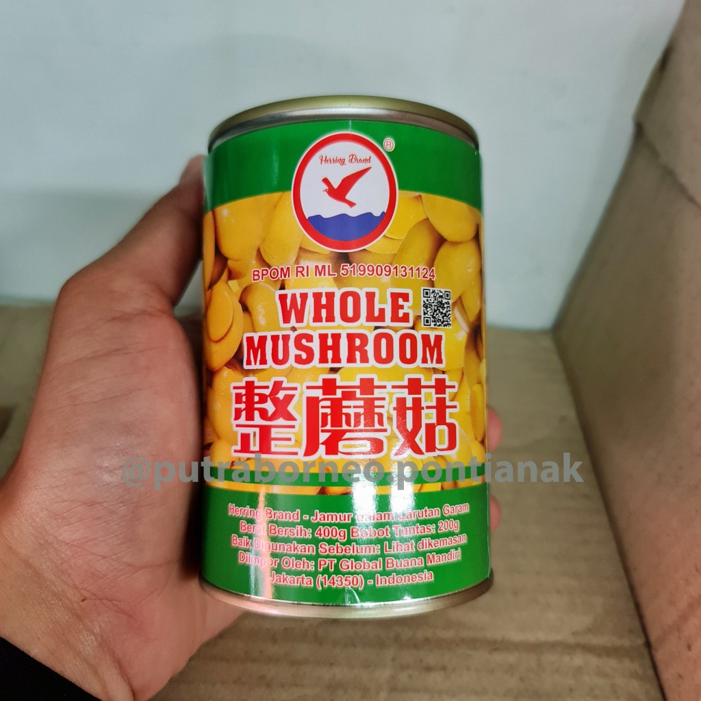 Jual Jamur Kancing Kaleng 425g Whole Mushroom Kaleng Jamur Kaleng