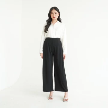 Rose Basic Cullote Premium CF1797 By SONIA Kulot Highwaist Basic Panjang Karet