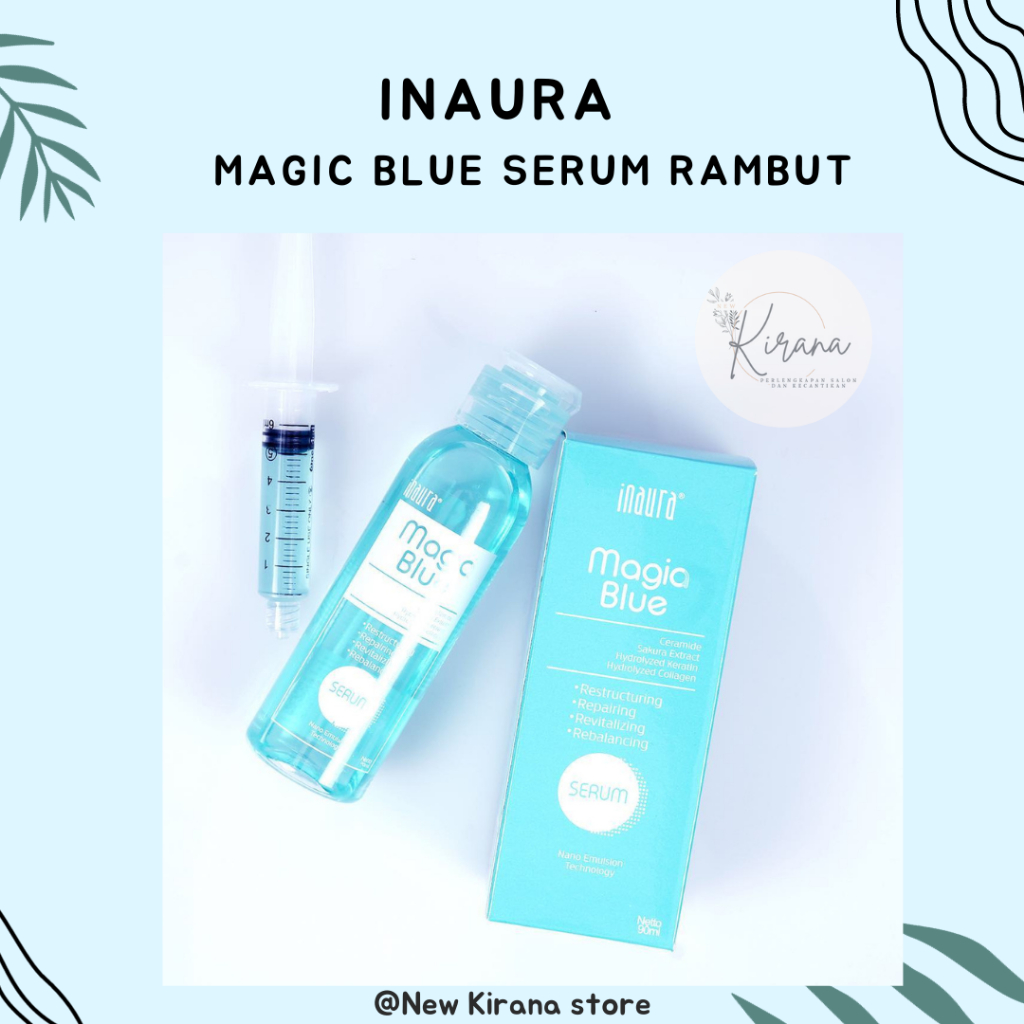 Jual Inaura Magic Blue Serum Rambut | Shopee Indonesia