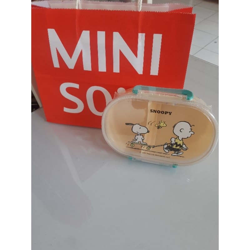 Jual MINISO KOTAK MAKAN PLUS PAPER BAG S | Shopee Indonesia