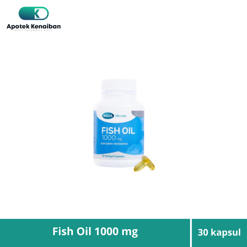 Jual FISH OIL 1000 MG ISI 30 KAPSUL MEGA WE CARE Shopee Indonesia
