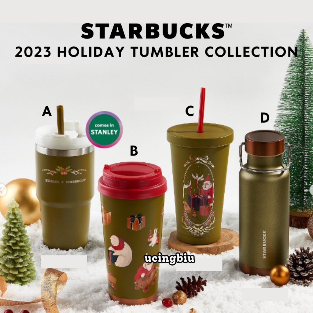 Jual STARBUCKS x Stanley Holiday 2023 Blissful Green Tumbler