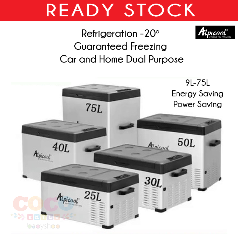 Jual ALPICOOL 2022 New C Series Car Home Refrigerator C9-C75 Kulkas ...