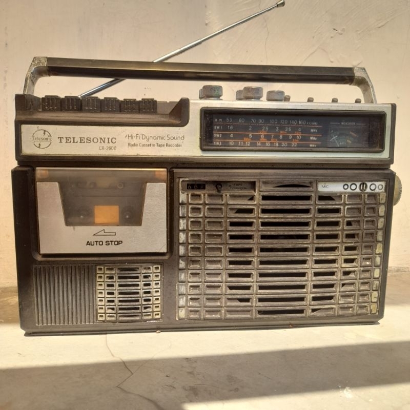 Jual Radio Tape Jadul Telesonic Pajangan Vintage Shopee Indonesia