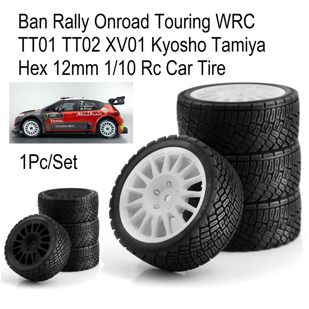 Jual Ban Rally Onroad Touring WRC TT01 TT02 XV01 Kyosho Tamiya 12mm 1/ ...