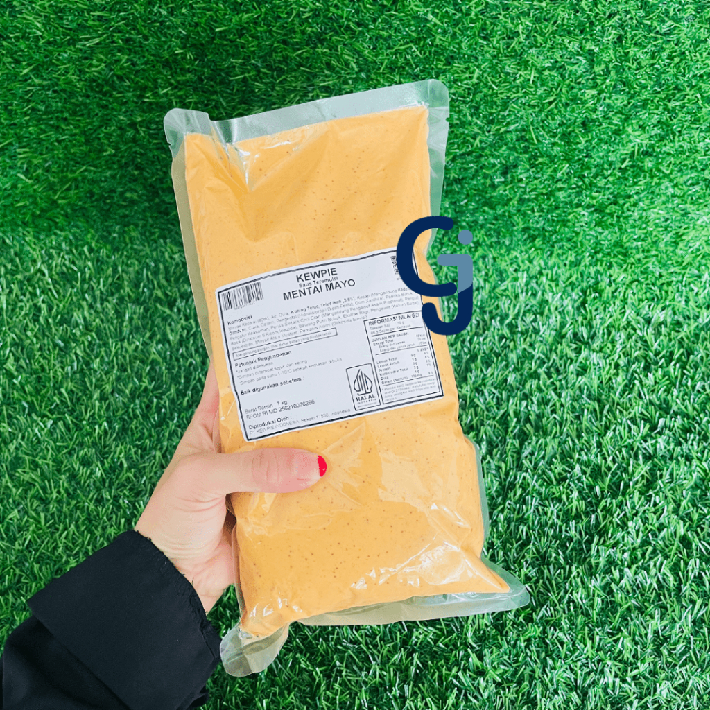 Jual KEWPIE Sauce Mentai Mayo 1 Kg Halal Salmon Mentai Mayonnaise