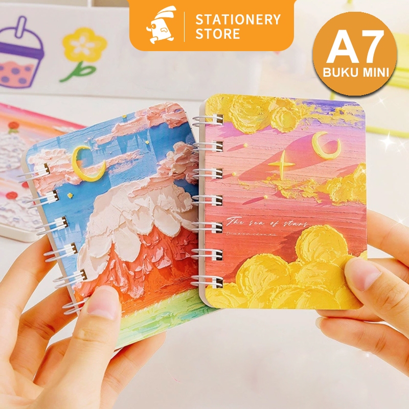 Jual Notebook Mini A7 Buku Kecil Catatan Scrapbook Mini Buku Notes ...