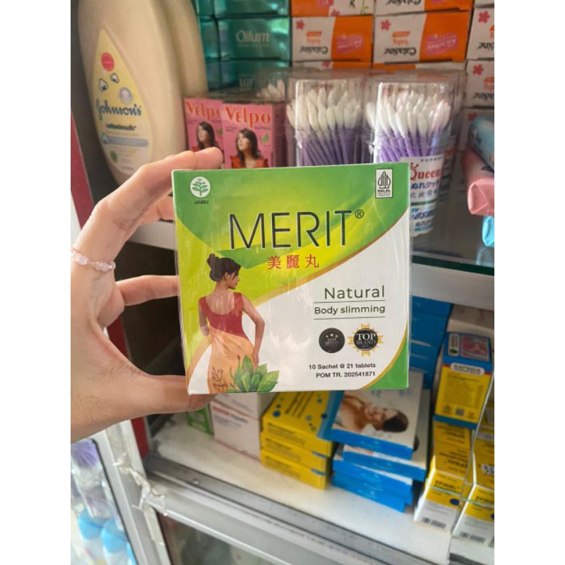 Jual Merit natural body slimming 1 box ( KEMASAN BARU ) | Shopee Indonesia