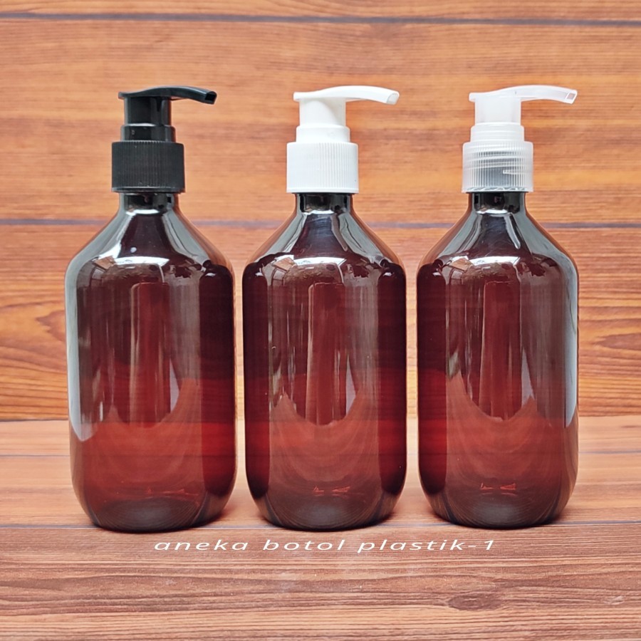 Jual Botol Plastik Pet 300ml / Botol Pump 300ml Pet Coklak Pump Lotion ...