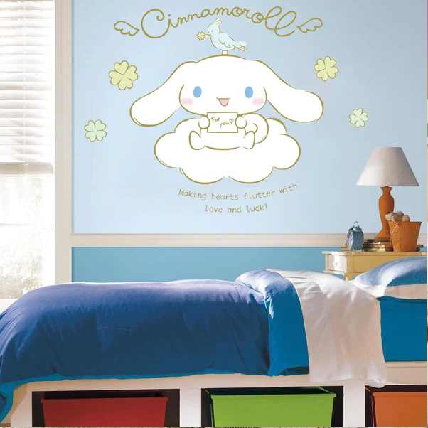 Jual WALLSTIKER STIKER DINDING CINAMOROL MOROL LUCU DEKORASI KAMAR ...