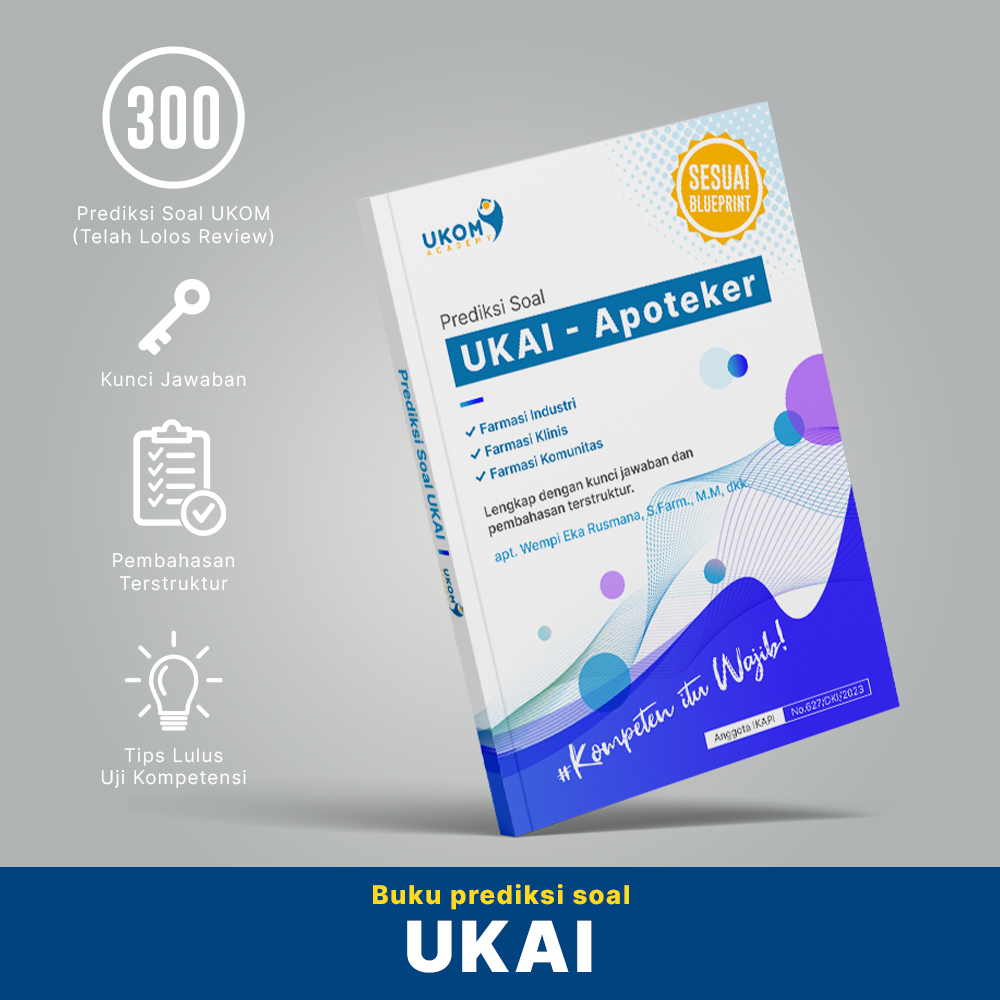 Jual Buku UKOM ORIGINAL - Buku PREDIKSI SOAL UKAI APOTEKER Wempi Eka ...