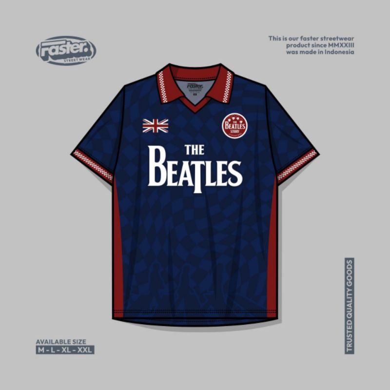 Jual Jersey Band // Jersey Vintage // The Beatles Shopee Indonesia