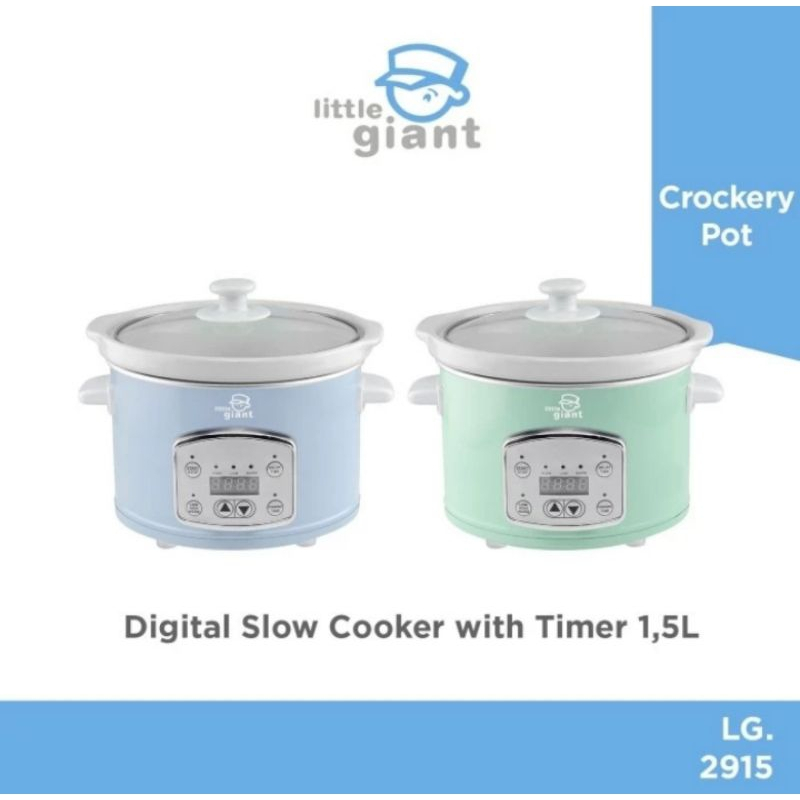 Jual LITTLE GIANT SLOW COOKER TIMER 1.5 LITER (LG.2915) & 2.5 LITER (LG