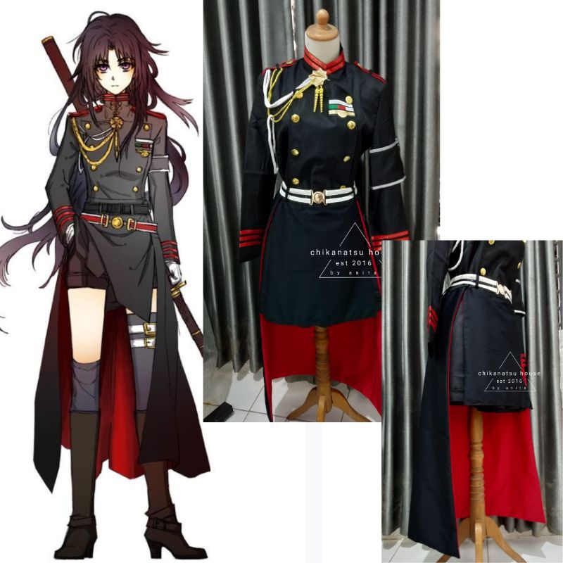 Seraph of the End Deformed Mini Guren Ichinose Figure Keychain