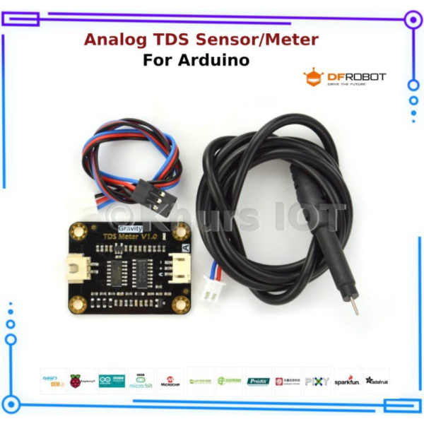 Jual DFRobot : Analog TDS Sensor/Meter for Arduino Diskon | Shopee ...